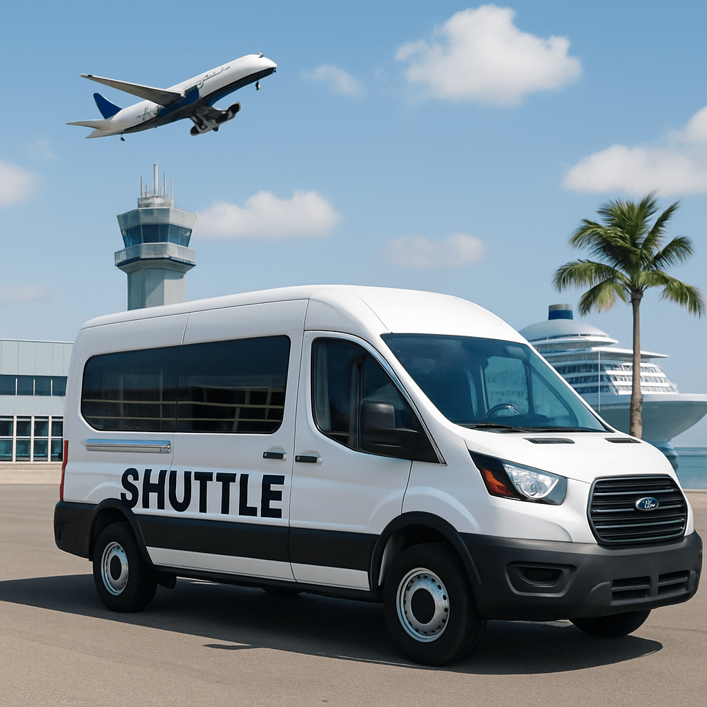 Houston Airport Shuttle to Galveston Cruise Port