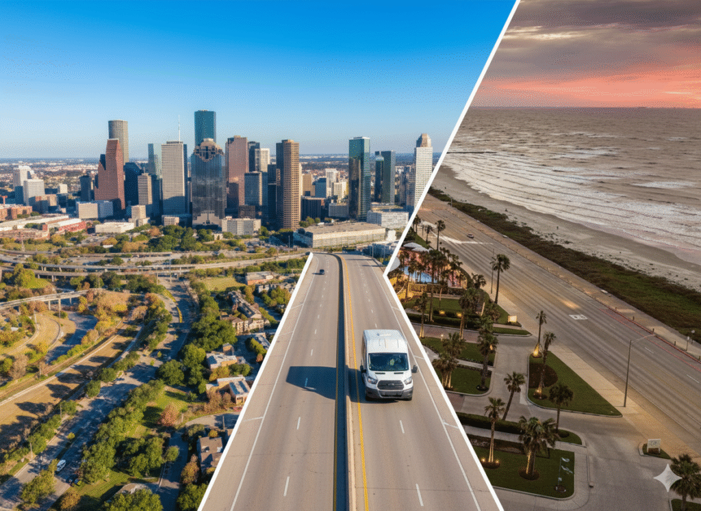 How Far Is Galveston from Houston